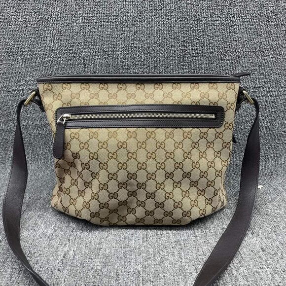 Gucci Handbags - 100% Authentic GUCCI GG Canvas Shoulder Bag